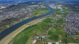 Luchtfoto gebied vierwaarden