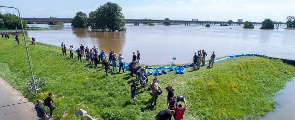 Hoogwater juli 2021 in Well