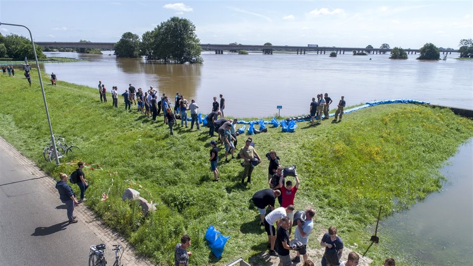 Hoogwater juli 2021 in Well