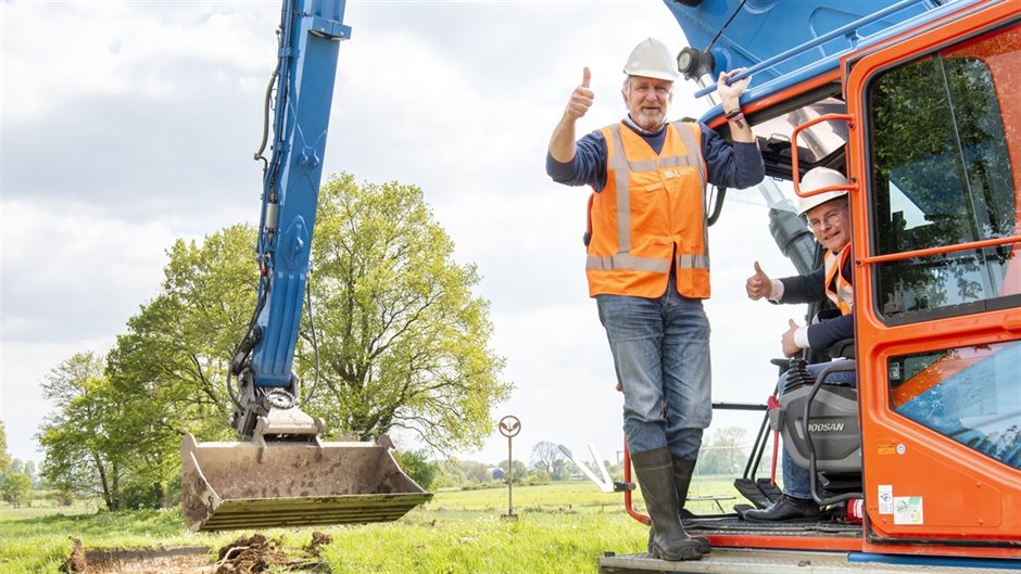 Graafmachine starthandeling Bergen